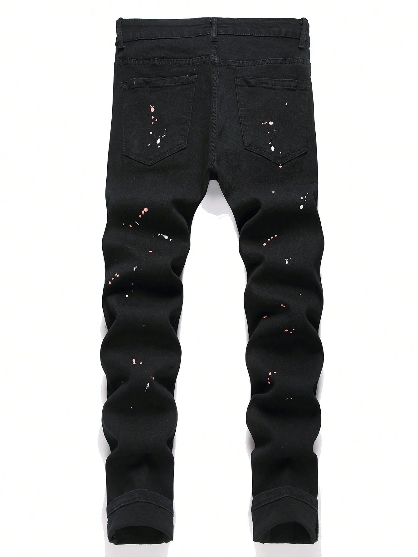 Men's Y2K Slim Fit Stretch Denim Jeans | Hip Hop Style