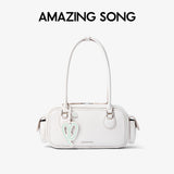 Amazing Song Toast Bag BGT Retro Chic Classic Bowling Bag Style Linear Shoulder Bag
