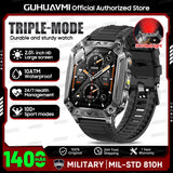 2026 Military-Grade Outdoor Sports Smartwatch 1400mAh