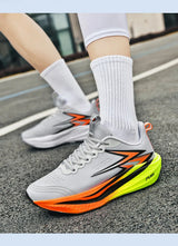 Men Running Shoes Speciality Marathon Sports Shoes Breathable Lightweight Carbon Board Women's Trend Athletic Sneakers Women