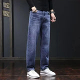 Men's Relaxed Straight-Leg Stretch Jeans | Multi-Color