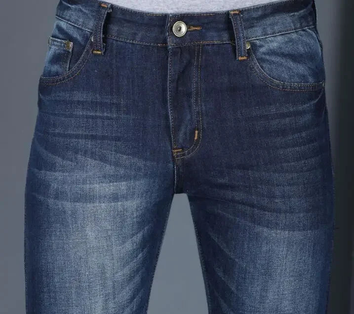 Men's Flared Jeans with Mid-Rise Waist