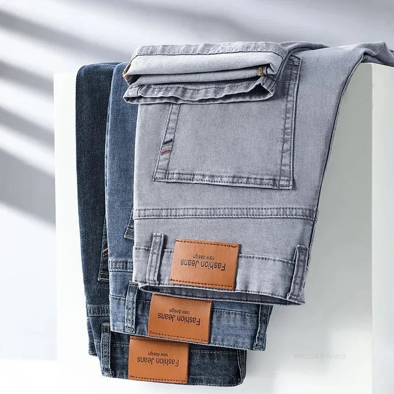 Men's Straight-Leg Stretch Jeans
