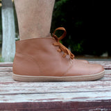 Barefoot Leather Boots with Wool Lining