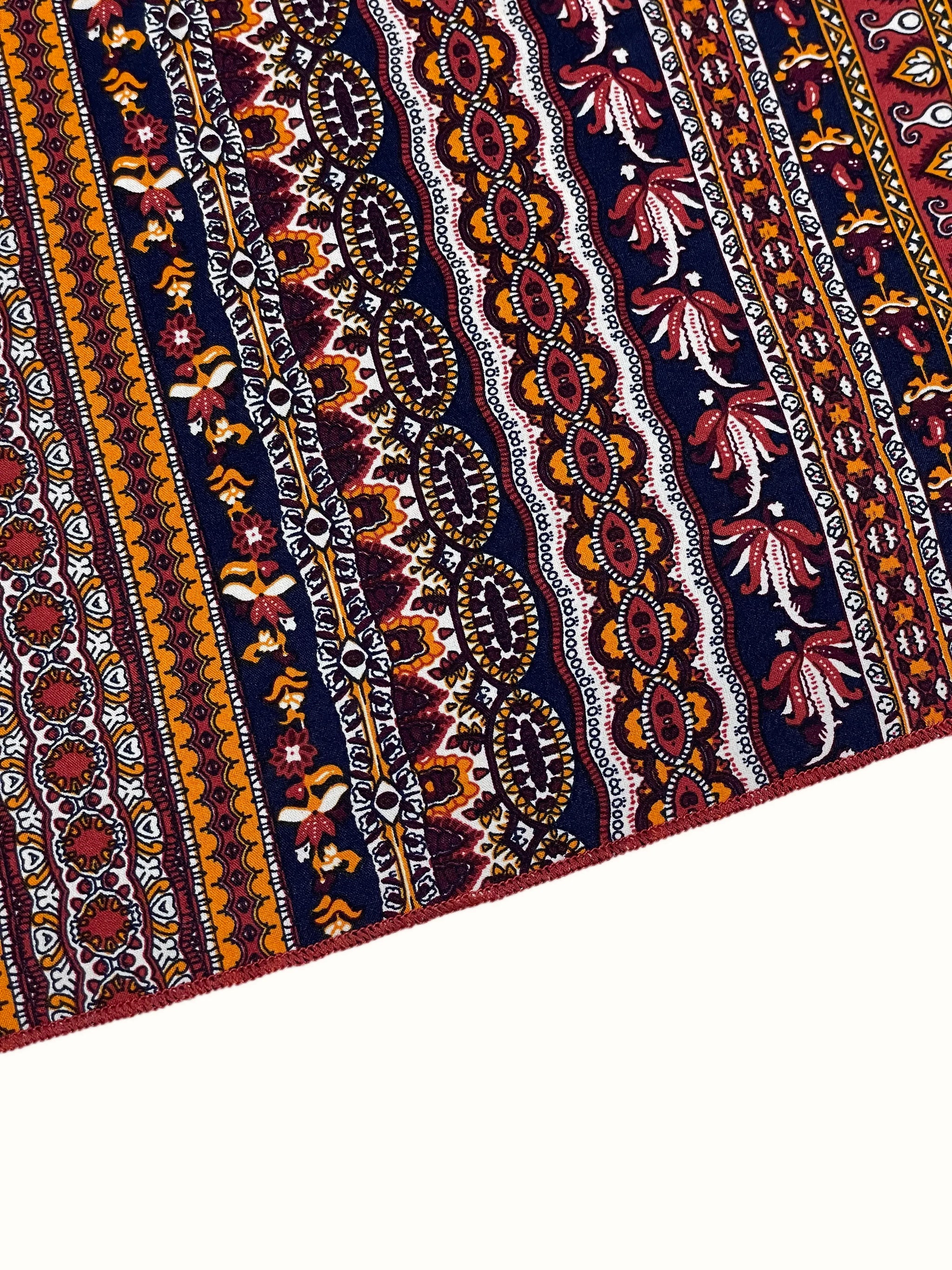 Boho Ethnic Frill Trim Maxi Dress