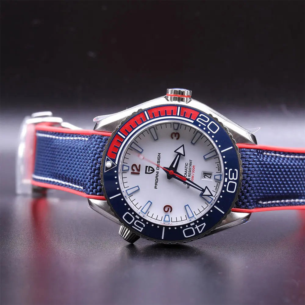 PAGANI DESIGN New PD-1679 Men's Watch Japan 8215 Movement Mechanical Watches Sapphire Glass 100M Waterproof Automatic Wristwatch