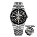 San Martin 40mm Men's Luxury Diver Watch Miyota 9015 Enamel Sunburst Dial Automatic Mechanical Wristwatch Waterproof 200m SN0148