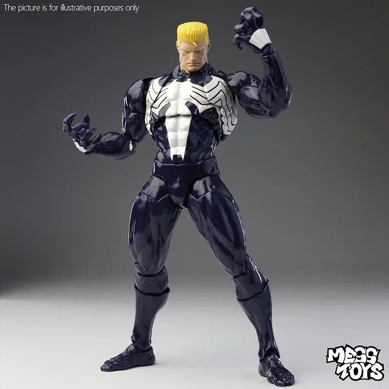 100% Original HOT Mess Toys Venom & Black Spider-Man Eddie Action Figure Anime Collectible Model Statue Gift Toys