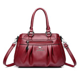 Three Layers Luxury Casual Tote Women Bag Top Quality Pu Leather Ladies Hand Bags for Women Big Shoulder Crossbody Bags Sac New
