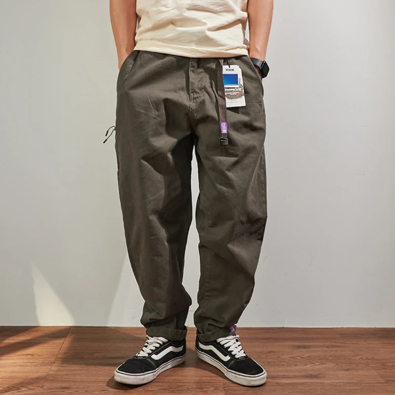 Men's Cotton Cargo Pants – Regular Fit