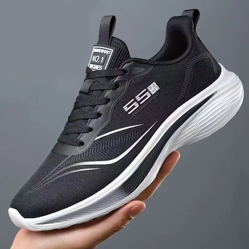 Men's Breathable Mesh Casual Sneakers — Lightweight, Non-Slip Soft Sole