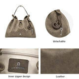 LA FESTIN Original Brand Women's Bag 2025 New Fashion Leather Shoulder Bag Lady Handbag Large Capacity Bag Crossbody Bag