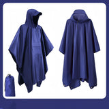 3-in-1 Waterproof Raincoat | Lightweight Outdoor Rain Cover