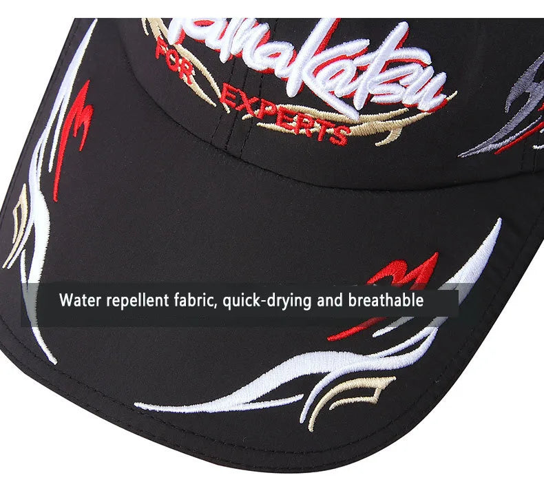 GAMAKUTSA Windproof Fishing Cap | Breathable Outdoor Hat