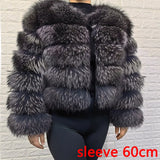 Luxury Women’s Real Raccoon & Fox Fur Jacket | Premium Winter Outerwear