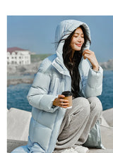 Women’s Longline Hooded Down Jacket