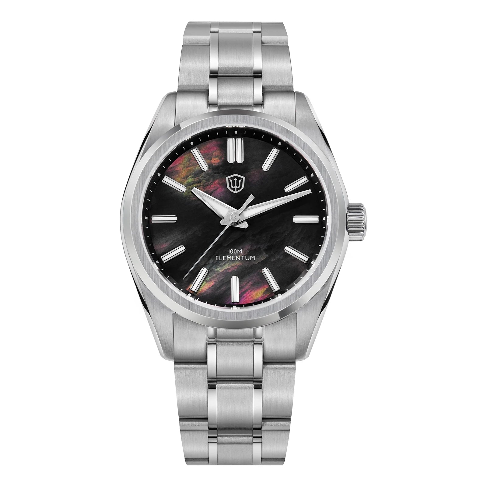 Watchdives WD0003C 38mm Men Watch VH31 Sweep Seconds Quartz Movement Sapphire Ice Crack Dial Luminous 10Bar Waterproof Watches