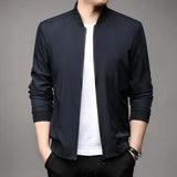 Men’s Classic Baseball Collar Casual Jacket