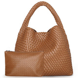 Hand-Woven Leather Tote & Shopper