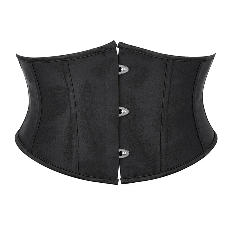 Underbust Leather Waist Trainer – Gothic Lace-Up Bustier & Shapewear