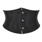 Underbust Leather Waist Trainer – Gothic Lace-Up Bustier & Shapewear