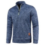 Men’s Half-Zip Stand Collar Sweatshirt