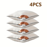 4 Packs of High-Quality Luxury High-Rebound Throw 45*45Pillows, Sofa Cushions, Premium Home Pillow Throw Pillows for Cars Sofas