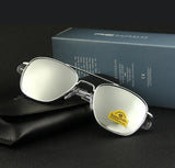 Men's Pilot Sunglasses – Mirror Lens UV400 Alloy Frame