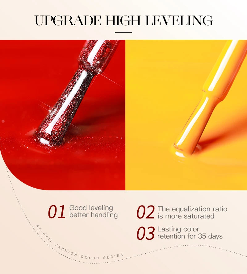 AS 9 Colors Magnetic Cat Eye Gel Nail Polish Set Jelly Pink UV LED Soak Off Gel Varnish Crystal Red Cat Gel Lacquer With Display