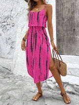 Summer Spaghetti Strap Flowy Dress