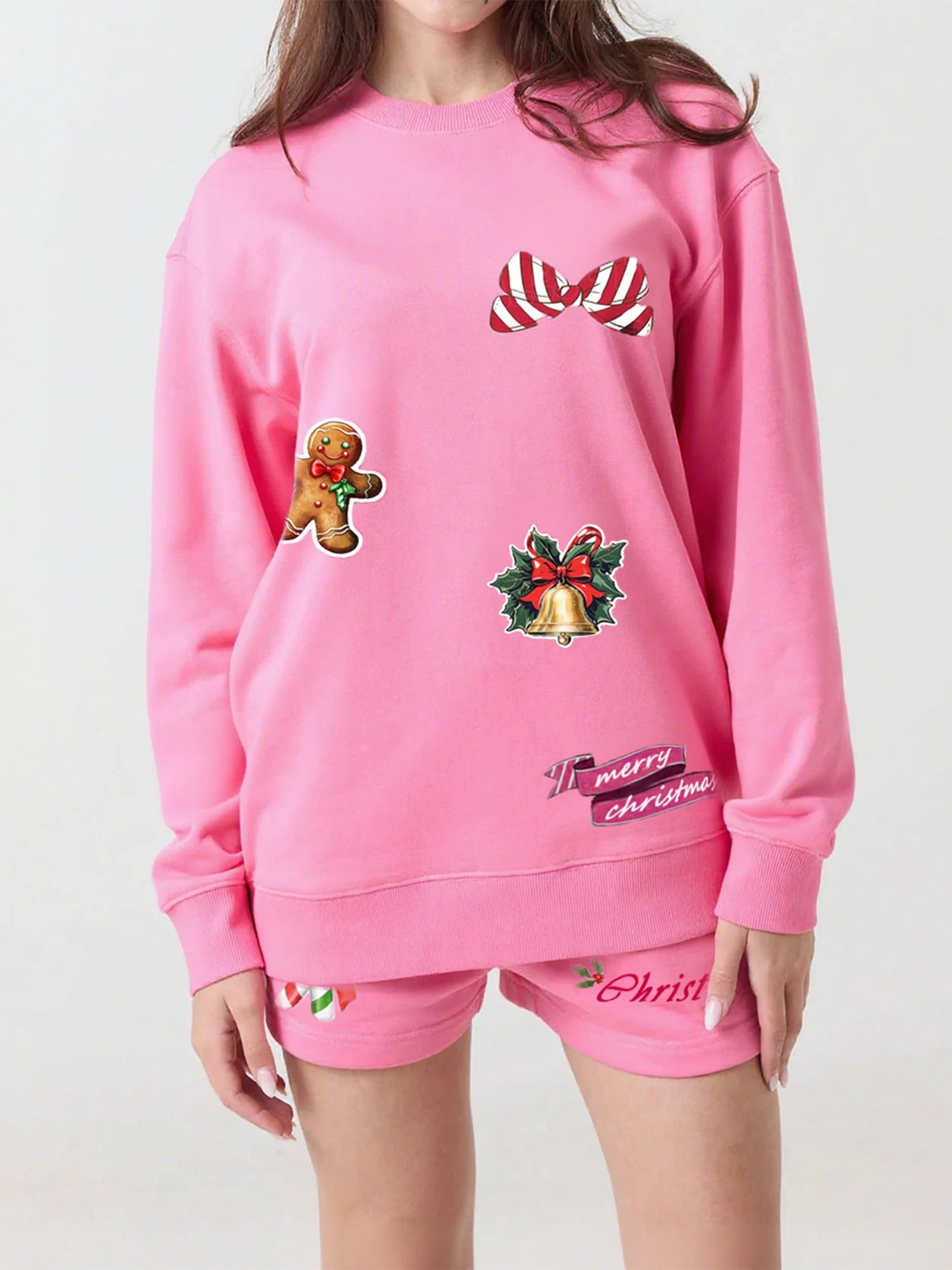 Women’s Festive Holiday Lounge Set
