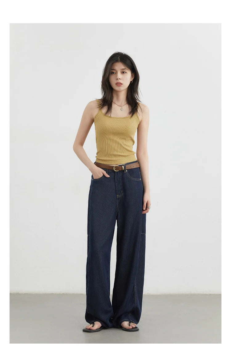 Women's High-Waist Wide Leg Denim Jeans | Relaxed Fit