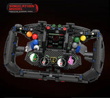 Technical Blocks Formula Racing Vehicle Steering Wheel Machine Creative MOC Building Block Toys Birthday Gifts for Adult 800+pcs