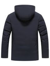 Men's Premium Hooded Puffer Jacket | Outdoor Warmth