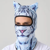 3D Cat Ski Balaclava – Animal Face Covering Hood