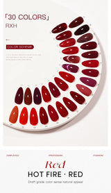 30-Piece Gel Nail Polish Set | Valentine's Romance Collection