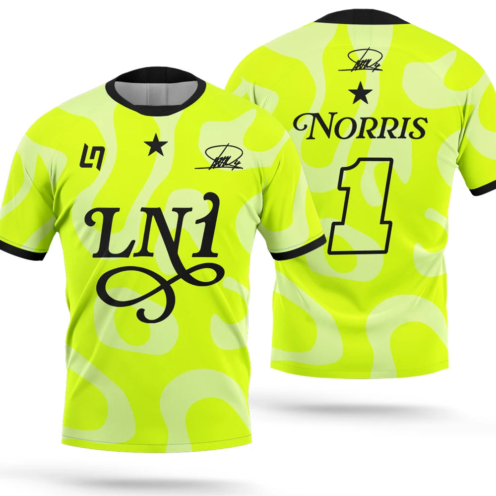 Lando Norris Men's Quick-Dry Racing T-Shirt