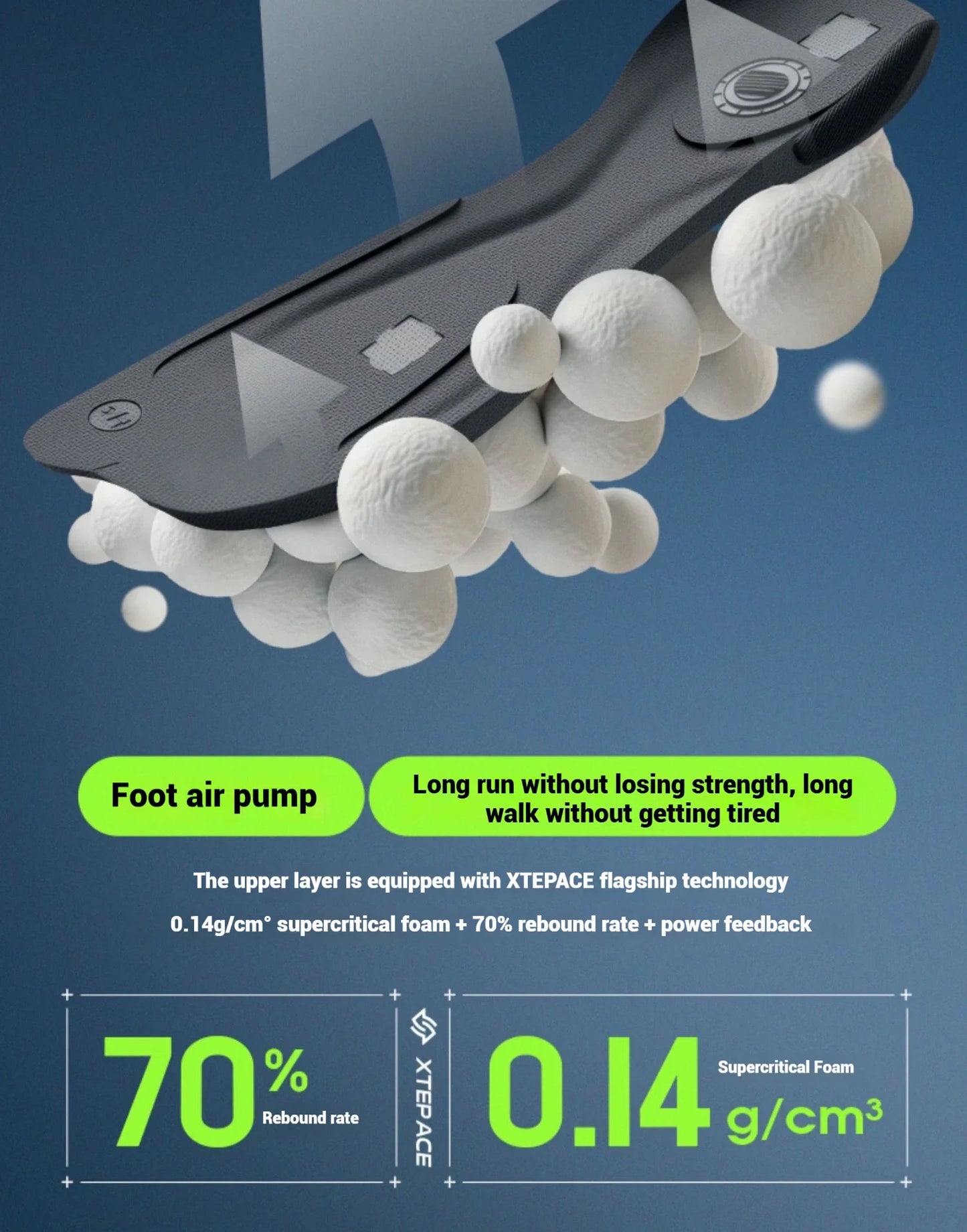 Xtep Men's Hiking Shoes 2025 Summer Anti-slip Wear-resistant Wrapping Shock-absorbing Lightweight Outdoor Sneakers 875319170005