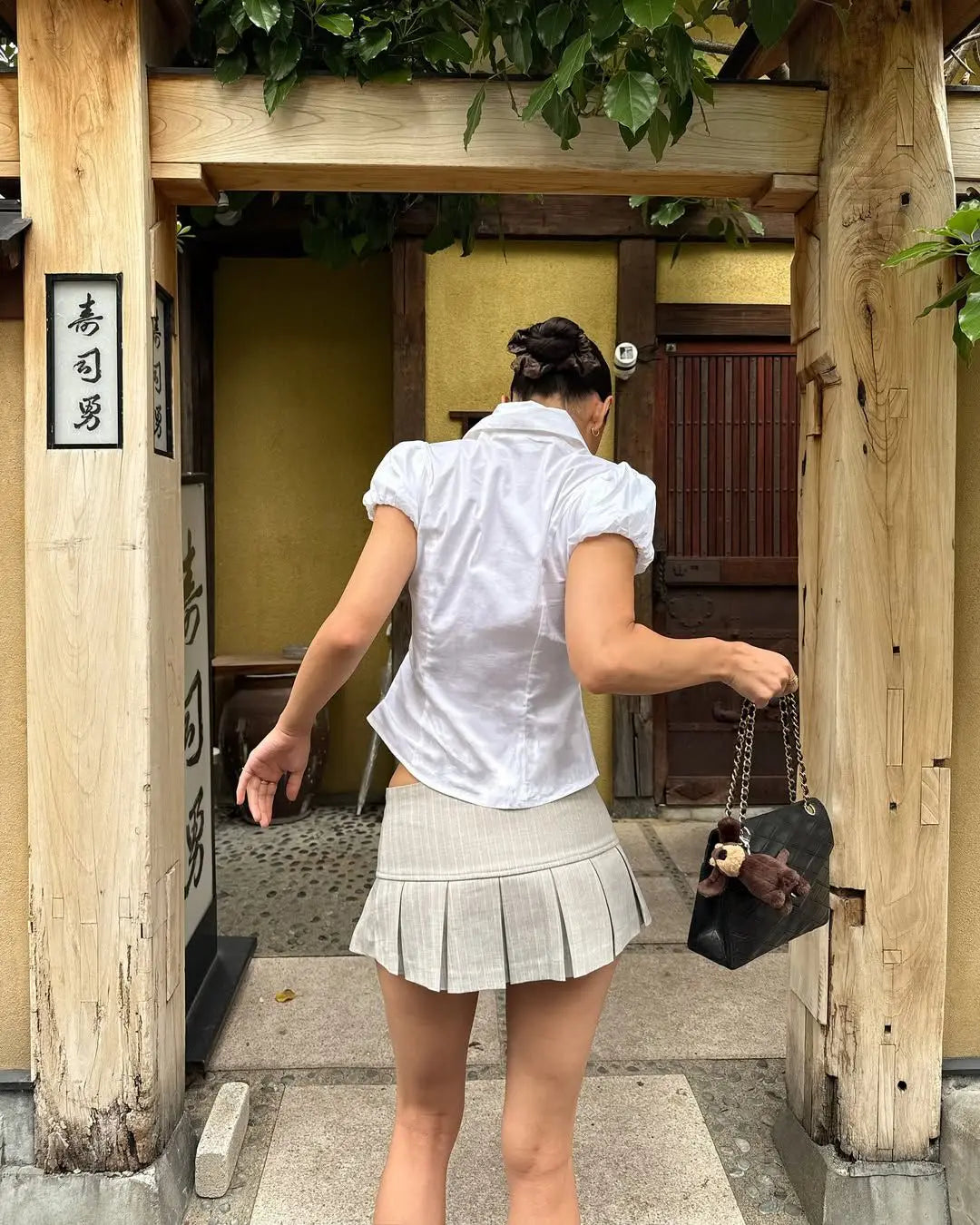 Women's Retro Pleated Mini Skirt