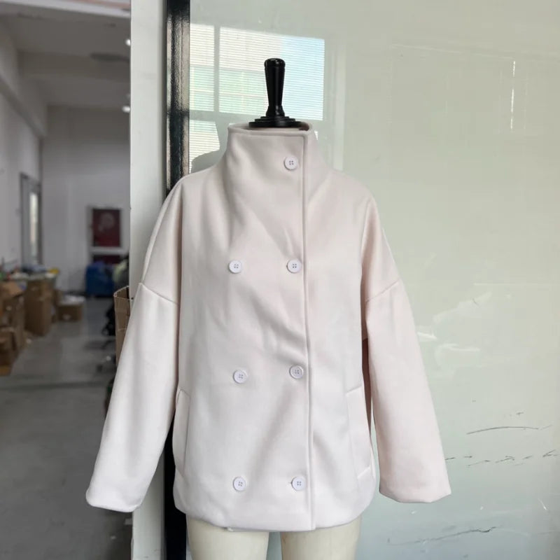 Women's Stand Collar Zip Jacket – Autumn/Winter