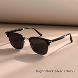 2025 Classic Polarized Sunglasses Men Women Retro Half Frame UV400 Glasses Male Popular Anti-glare Travel Driving Eyewear