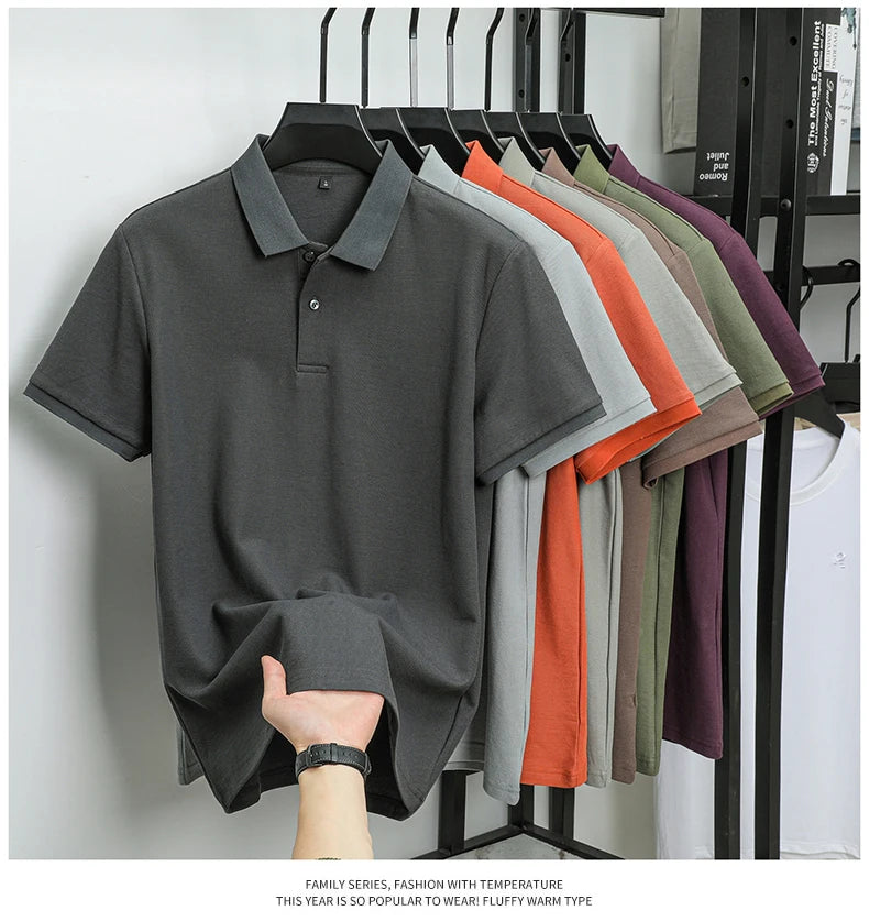 Premium 100% Cotton Polo Shirt for Men | Smart Casual