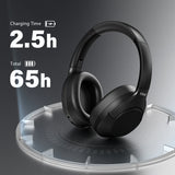 FIFINE Bluetooth wireless headset,Noise Canceling Headphones with Transparency Mode,Deep Bass,Clear Calls,80H Playtime -X3