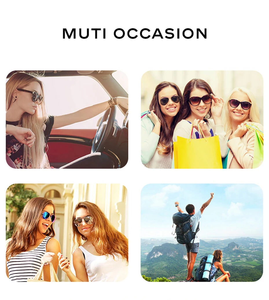 CAPONI Round Polarized Sunglasses for Women – CP1871