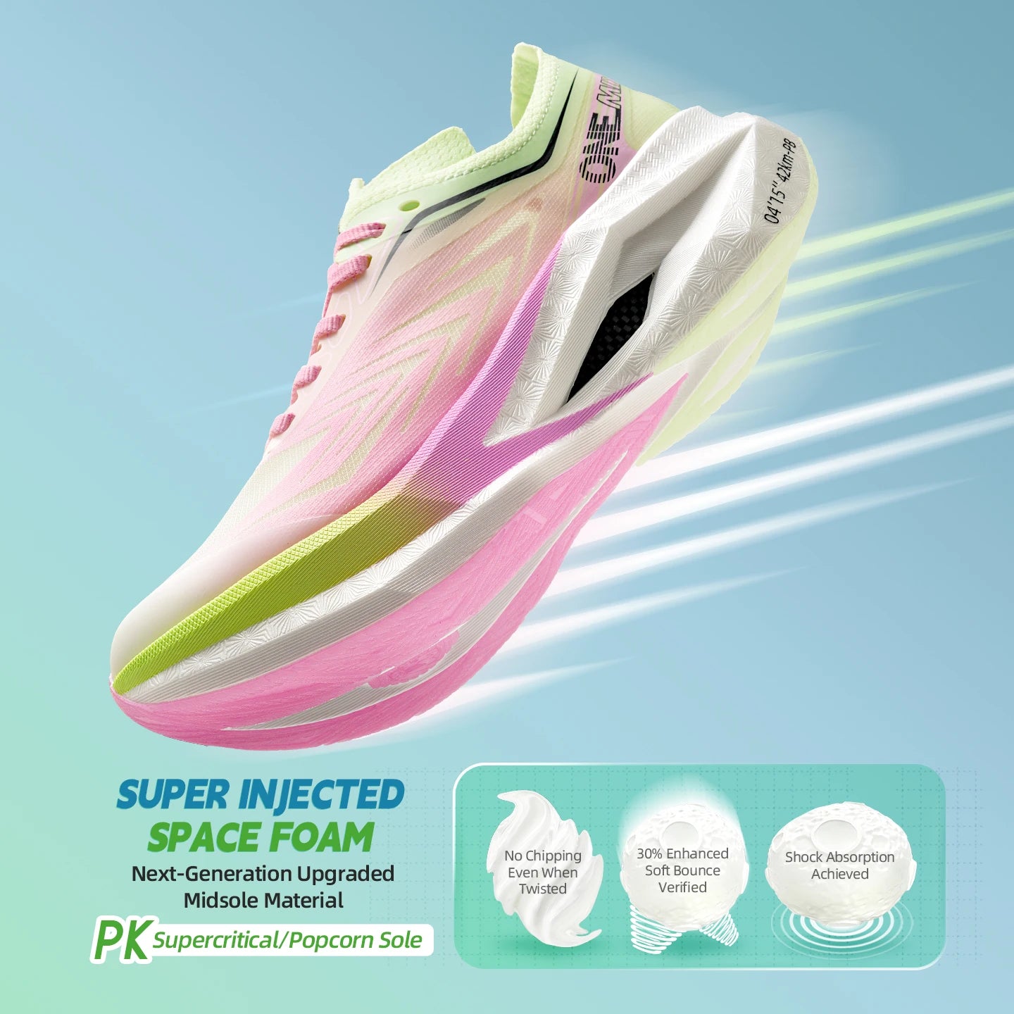 ONEMIX Professional Marathon Racing Running Shoes Men Full-length Carbon Plate Sports Sneakers Shock Absorbent Training Shoes
