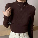 Women's Mock Neck Knit Sweater