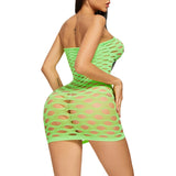 Women's Strapless Hollow-Out Jacquard Bodycon Mini Dress