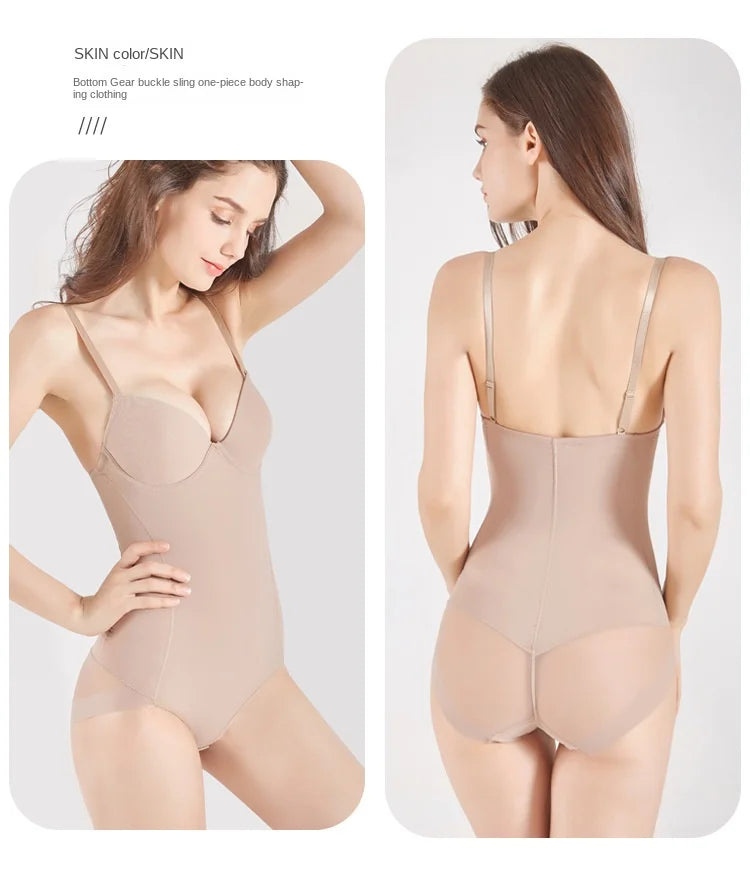 Underwire White Bodysuit Shaper – Silky Stretch Medium Control Shapewear