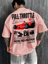 Unisex Formula Racing Cotton T-Shirt | Loose Fit