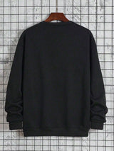 Paris Print Relaxed Fit Pullover – Premium Cotton Casual O-Neck Hoodie
